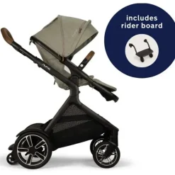 Nuna - carrinho DEMI Next com Rider Board, Hazelwood New