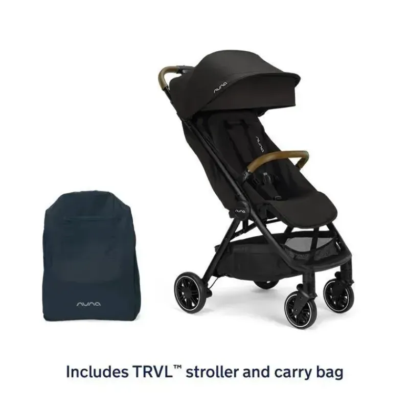 nuna__carrinho_trvl_com_b_SKUceAhKOfK_3.webp Nuna - Carrinho Trvl Com Bolsa De Viagem Caviar New