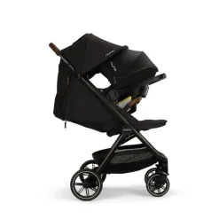 Nuna - Carrinho Trvl Lx Com Bolsa De Viagem Caviar Fashion