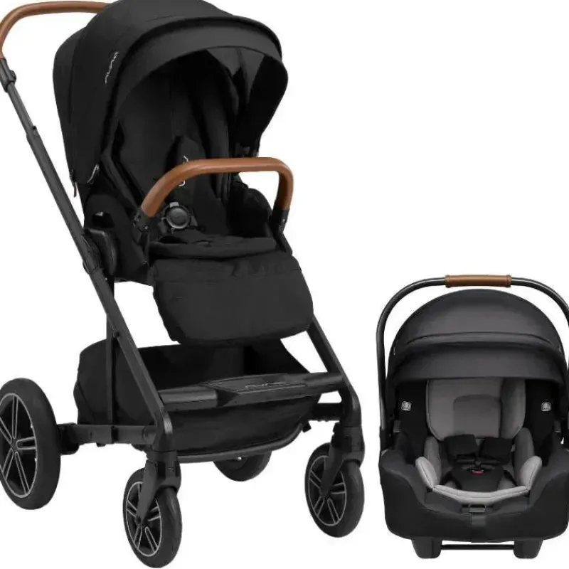 nuna__caviar_mixx_next_co_SKUpDMyVVXp_0.webp Nuna - Caviar MIXX Next com fivela magnética + conjunto de cadeirinha infantil Pipa RX Clearance