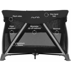 Nuna - Caviar SENA Aire Playard com berço zip-off Discount