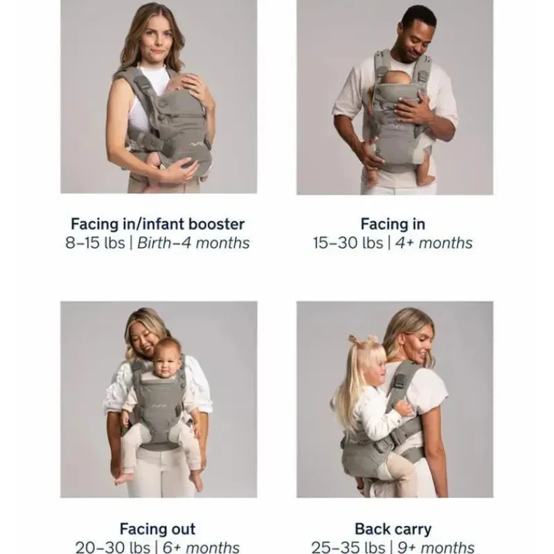 nuna__cudl_clik__em__baby_SKUKE4pH7B3_1.webp Nuna - CUDL Clik 4 em 1 Baby Carrier, Jeans Fashion