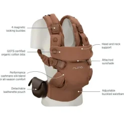 Nuna - Cudl Luxe Carrier Suavizado, Sienna Sale