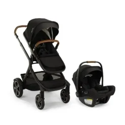 Nuna - Demi Next + Pipa Aire RX Travel System, Caviar Fashion