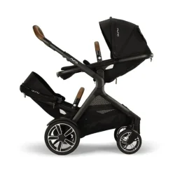 Nuna - Demi Next Sibling Seat, Caviar Hot