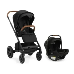 Nuna - Mixx Next + Pipa Aire RX Travel System, Caviar Fashion