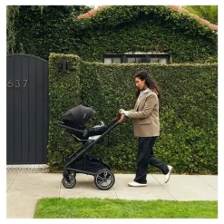 Nuna - Mixx Next + Pipa Aire RX Travel System, Caviar Fashion