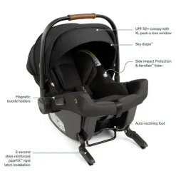 Nuna - Mixx Next + Pipa Urbn Travel System, Caviar Clearance
