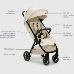 Nuna - TRVL LX Stroller BMW Special Edition, Mica Outlet