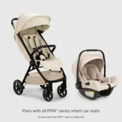 Nuna - TRVL LX Stroller BMW Special Edition, Mica Outlet