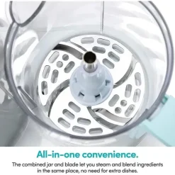 Nutribullet Baby - Processador de alimentos a vapor e misturado New