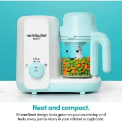 Nutribullet Baby - Processador de alimentos a vapor e misturado New