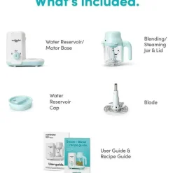 Nutribullet Baby - Processador de alimentos a vapor e misturado New