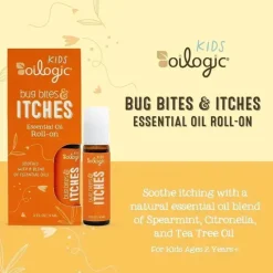 Oilogic Baby Oilogic - óleo essencial roll-on para picadas de insetos e coceiras para crianças New