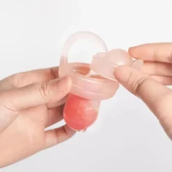 Ola Baby - Alimentador de frutas frescas de silicone e conjunto de picolé para introdução de alimentos sólidos, Kiwi Best