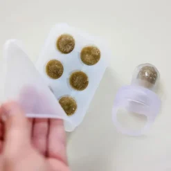 Ola Baby - Alimentador de frutas frescas de silicone e conjunto de picolé para introdução de alimentos sólidos, mirtilo Discount