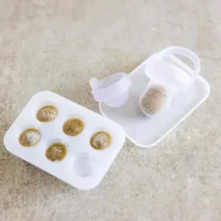 Ola Baby - Alimentador de frutas frescas de silicone e conjunto de picolé para introdução de alimentos sólidos, mirtilo Discount