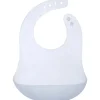 Ola Baby - babador impermeável de silicone dobrável para bebê com estojo de viagem, mirtilo New