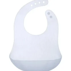 Ola Baby - babador impermeável de silicone dobrável para bebê com estojo de viagem, mirtilo New