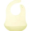 Ola Baby - Babador impermeável de silicone dobrável para bebê com estojo de viagem, limão Clearance