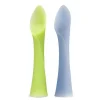 Ola Baby - Colher de treinamento com ponta macia 100% silicone para desmame conduzido por bebês, pacote com 2, Kiwi/mirtilo Discount