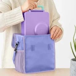 OmieBox - Bolsa de almoço de nylon isolada Omie, roxa Best