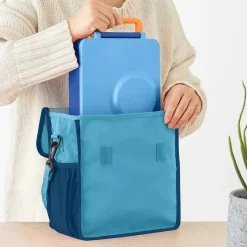 OmieBox - Bolsa de almoço de nylon isolada Omie, azul Hot