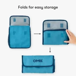 OmieBox - Bolsa de almoço de nylon isolada Omie, azul Hot
