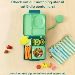 OmieBox - Caixa Bento Isolada com Jarra Térmica para Alimentos à Prova de Vazamento, Prado Fashion