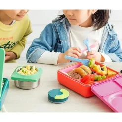 OmieBox - Caixa Bento Isolada com Jarra Térmica para Alimentos à Prova de Vazamento, Luz do Sol Clearance