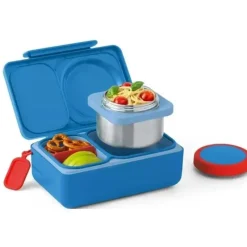 OmieBox - Caixa Up Carton Bento, Azul Cósmico Hot