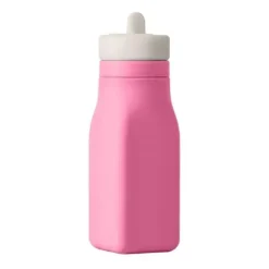 OmieBox - Garrafa de água de silicone à prova de vazamentos, rosa Hot