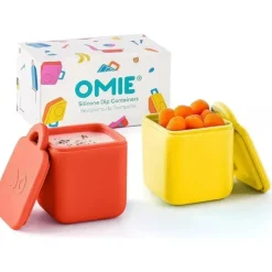 OmieBox - Recipientes de imersão à prova de vazamentos 2Pk para viagem, amarelo/vermelho Outlet