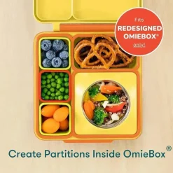 OmieBox - Recipientes de imersão à prova de vazamentos 2Pk para viagem, amarelo/vermelho Outlet