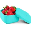 OmieBox - Recipientes de silicone para lanches à prova de vazamentos para viagem, azul-petróleo Discount