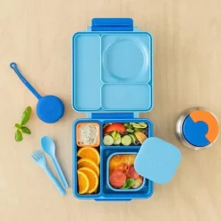 OmieBox - Recipientes para Armazenamento de Alimentos com Tampa Azul Best