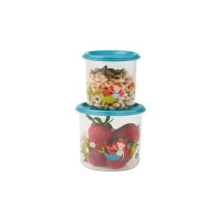 Ore Originals Ore' Originals Isla the Mermaid Grandes Recipientes para Lanche Bom Almoço, 2 Pacotes Clearance