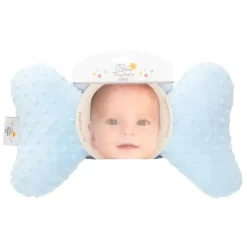 Baby Elephant Ears Orelhas de Minky azul de luxo elefante bebê, suporte de cabeça infantil New