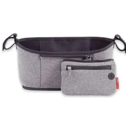 Skip Hop Organizador de carrinho de bebê Grab & Go, cinza Heather Hot