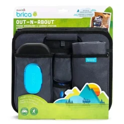 Munchkin Organizador de porta-malas dobrável Brica Out-N-About e estação de troca de fraldas, cinza Discount