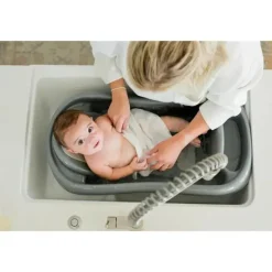 The First Years Os primeiros anos - Sure Comfort® de recém-nascido a criança - banheira para bebê 3 em 1, cinza Online