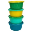 The First Years Os primeiros anos - Tigelas reutilizáveis ​​GreenGrown® com tampa - Tigela para lanche infantil, 4 unidades Sale