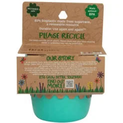 The First Years Os primeiros anos - Tigelas reutilizáveis ​​GreenGrown® com tampa - Tigela para lanche infantil, 4 unidades Sale