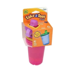 Tomy Os primeiros anos copos à prova de derramamento, 10 onças, 5-pack, cores podem variar Online