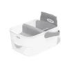 Oxo - Caddy de fraldas infantil com trocador, branco/cinza Fashion