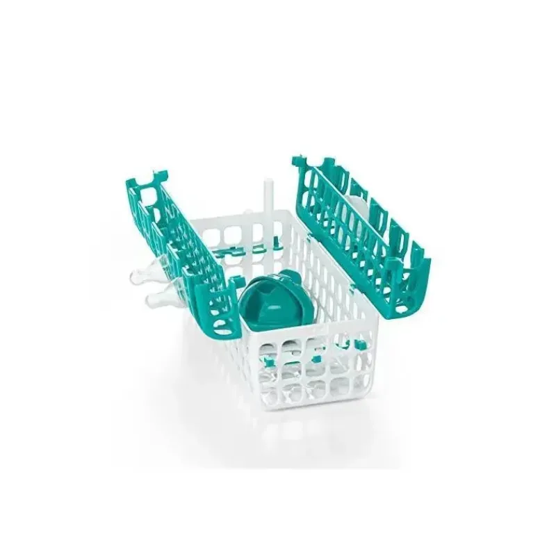 oxo__cesta_de_mquina_de_l_SKUh6Ew89kG_1.webp Oxo - Cesta de máquina de lavar louça Tot para peças e acessórios de garrafas, azul-petróleo Fashion