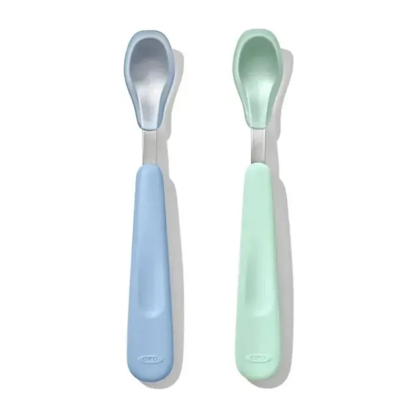 oxo__conjunto_de_colher_d_SKUR8dvIZTP_0.webp Oxo - Conjunto de Colher de Alimentação com Silicone Macio, Opala e Crepúsculo Fashion