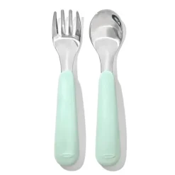 Oxo - Conjunto de garfo e colher Tot On-The-Go, Opala Clearance