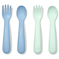 Oxo - Conjunto de garfo e colher de plástico Tot, Opala/Crepúsculo Online