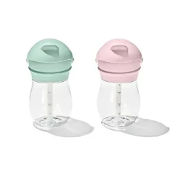 Oxo - Copo de palha Tot Transitions 2Pk 9 onças, opala/flor Discount